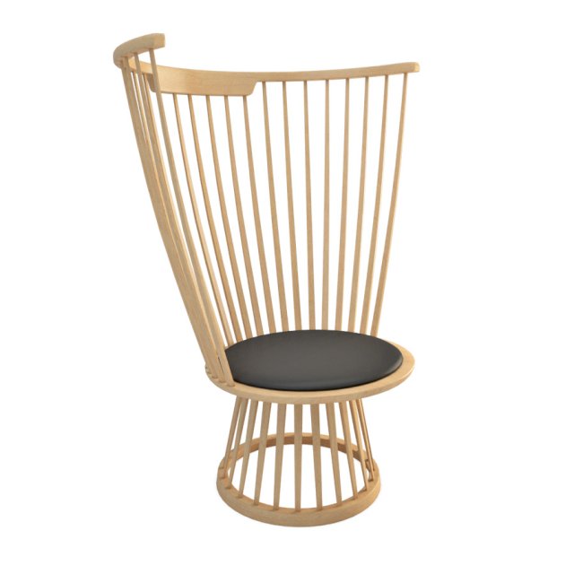 fan chair lounge 3Dモデル .c4d .max .obj .3ds .fbx .stl .blend 