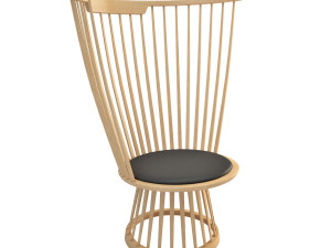 fan chair lounge 3D Model