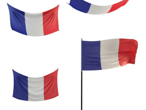 L&auml;nderflaggen 3D Modell