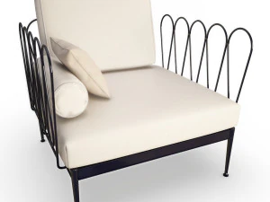 fleur arm chair 3D Model