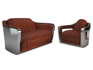 armchairs and sofas aviator 3D 모델