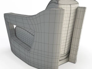 armchairs and sofas aviator 3D Model