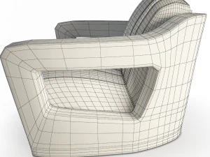 armchairs and sofas aviator 3D Model