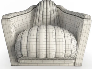 armchairs and sofas aviator 3D Model