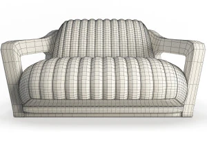 armchairs and sofas aviator 3D Model
