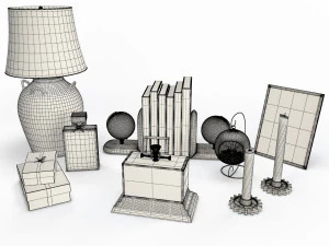 장식적인 물건 3D 모델