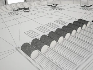 blackjack table casino 3D Model