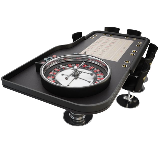 roulette table Modelo 3D .c4d .max .obj .3ds .fbx .stl .blend 