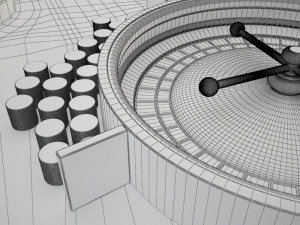 roulette table Modelo 3D