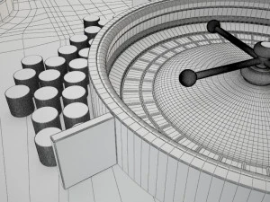 roulette table 3D Model