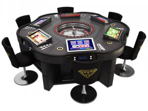 game table - roulette wheel royal crown 3D Models