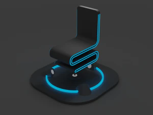 silla futurista mag-lev Modelo de impresión 3D