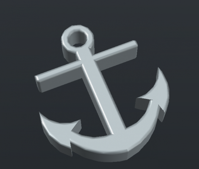 anchor 3D Baskı Modeli .c4d .max .obj .3ds .fbx .stl .blend 