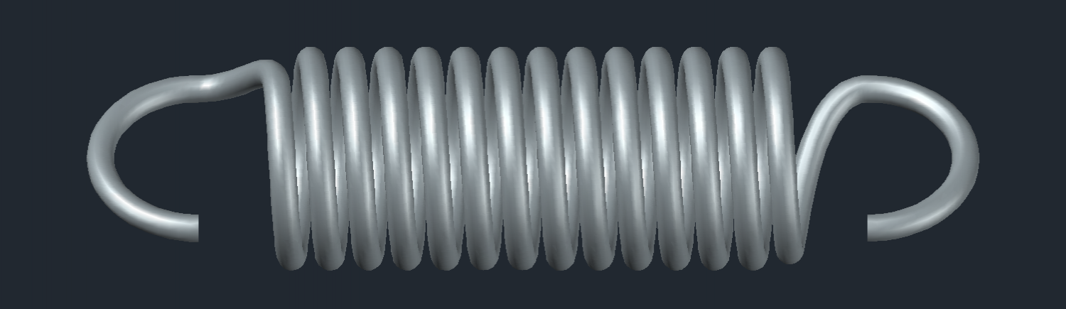Spring 3d model. Klakson 63788. 63788 Пружина. Пружина подвески культиватора КТС. 10.01.18.605А пружина.