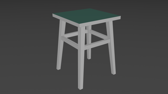 stool 3D Model .c4d .max .obj .3ds .fbx .stl .blend 