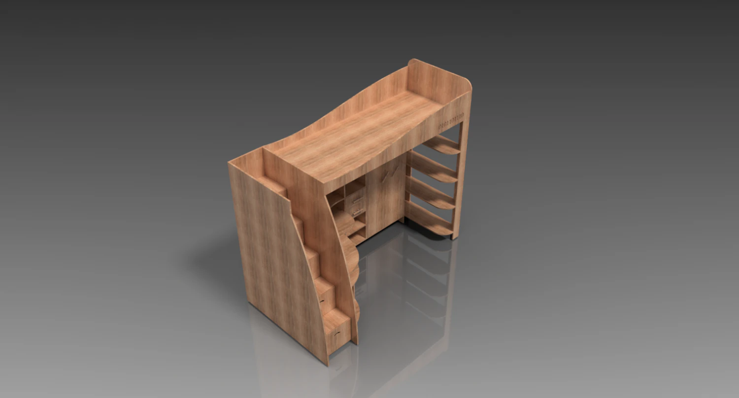 cupboard 3D Model .c4d .max .obj .3ds .fbx .stl .blend 