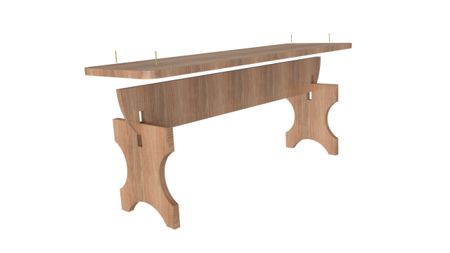 bench 3D 모델 .c4d .max .obj .3ds .fbx .stl .blend