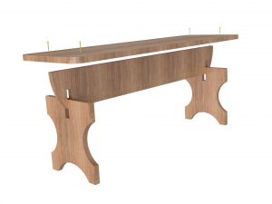 bench Modèle 3D