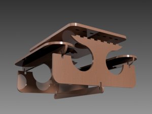 bench-table 3D 模型