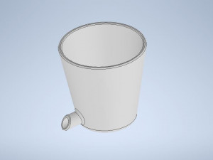 glass for toothbrushes 3D-printmodel