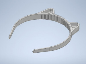 cat ears diadem Modello di stampa 3D