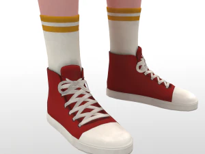 young woman rigged - 3D Model
