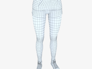 young woman rigged - 3D 모델