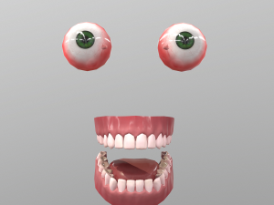 young woman rigged - 3D 모델