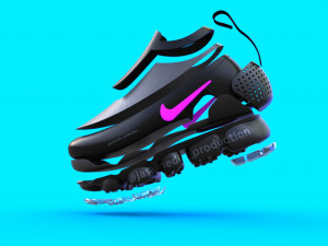 nike shoes 3D 模型