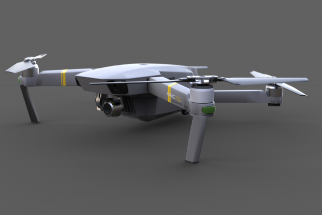 drone mavic Modèle 3D .c4d .max .obj .3ds .fbx .stl .blend 