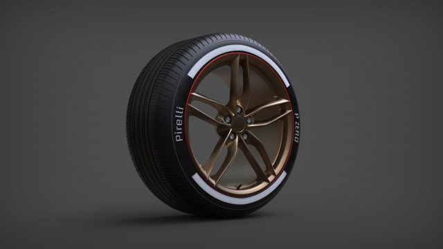 wheel Modèle 3D .c4d .max .obj .3ds .fbx .stl .blend 