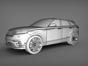 langrover velar 2018 highquality Modelo 3D