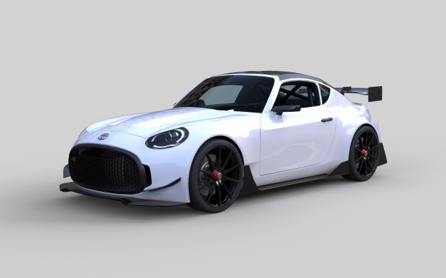 toyota s-fr racing 2016 3D Model .c4d .max .obj .3ds .fbx .stl .blend 