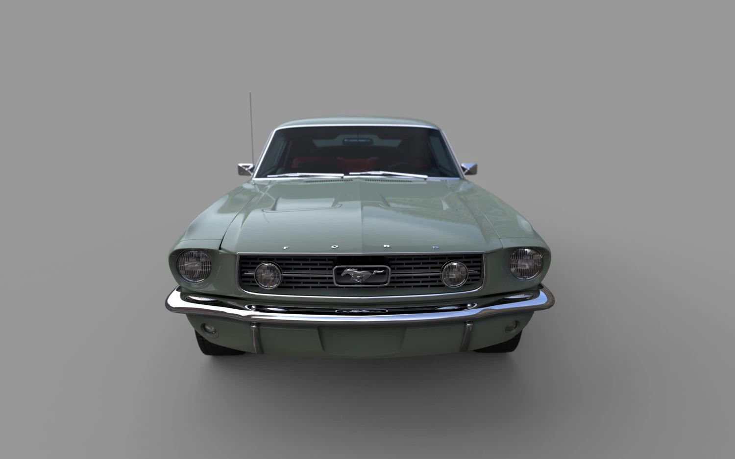 fordmustang fastback 1967 3D Model .c4d .max .obj .3ds .fbx .stl .blend