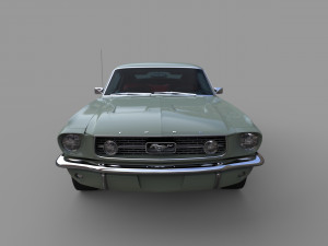 fordmustang fastback 1967 3D 模型