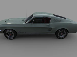 fordmustang fastback 1967 3D Model