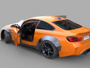 racing car highquality 3D Model