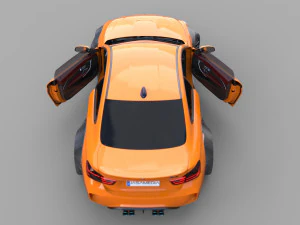 racing car highquality 3D Model