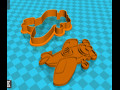 Stl file aircraft cookie cutter for printing on 3D printer 3D print model 3D Model