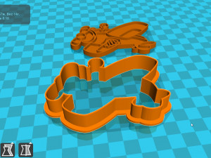 stl file aircraft cookie cutter for printing on 3d printer 3d print model 3D Print Model