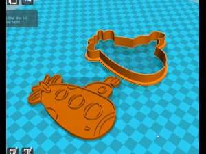 stl file aircraft cookie cutter for printing on 3d printer 3d print model 3D Print Model
