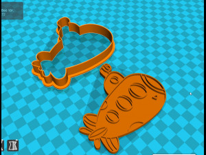 stl file aircraft cookie cutter for printing on 3d printer 3d print model 3D Print Model