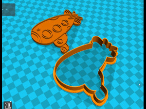 stl file aircraft cookie cutter for printing on 3d printer 3d print model 3D Print Model
