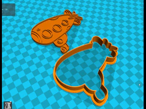 stl file aircraft cookie cutter for printing on 3d printer 3d print model 3D Print Model