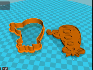 stl file aircraft cookie cutter for printing on 3d printer 3d print model 3D Print Model