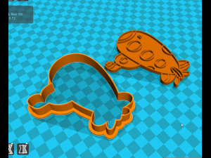 stl file aircraft cookie cutter for printing on 3d printer 3d print model 3D Print Model