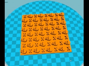 stl file fondant the skull embosser cutter icing embossing mold 3d print model Modèles 3D en vedette