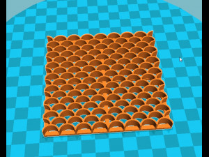stl file fondant fish scales cutter icing embossing molds 3d print model 3D Print Model