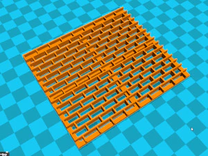 Arquivo stl cortador de parede de tijolo fondant moldes de gravação em relevo modelo de impressão 3d Modelo de Impressão 3D