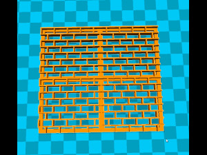 stl file fondant brick wall cutter icing embossing molds 3d print model 3D Принт Модель